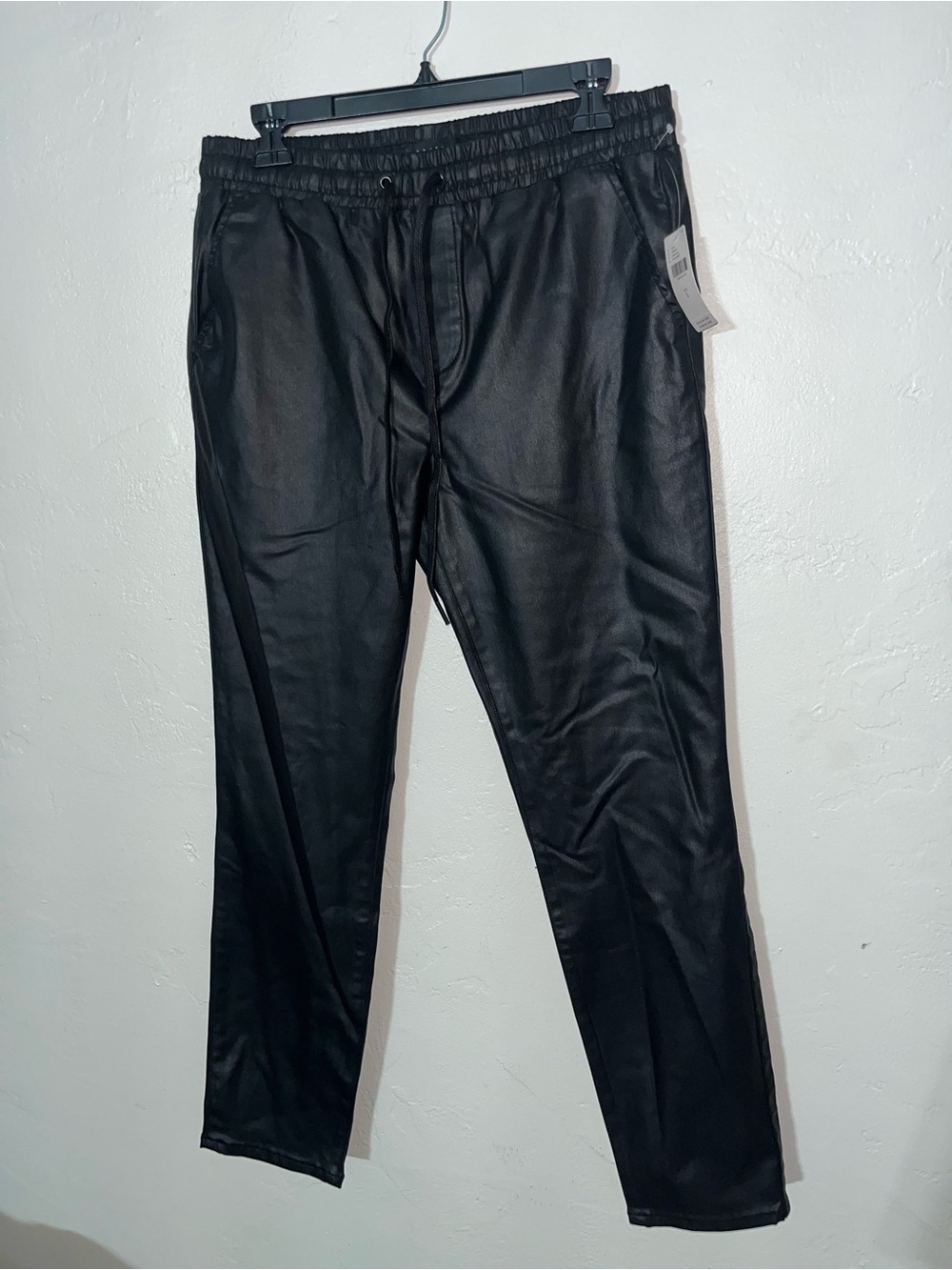NWT Anthropologie Sanctuary East Coast Utility Vegan Leather Pants Drawstring L